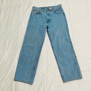 Levi's 505 Blue Straight Jeans regular fit 33 x 30